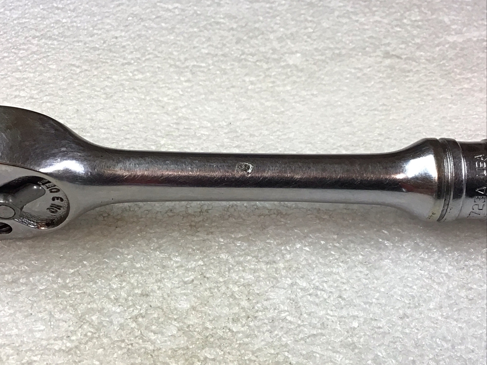 SNAP-ON-#F723A – Chrome, 3/8″ DR., 7-3/8″ LONG, QUICK RELEASE, RATCHET-USA-