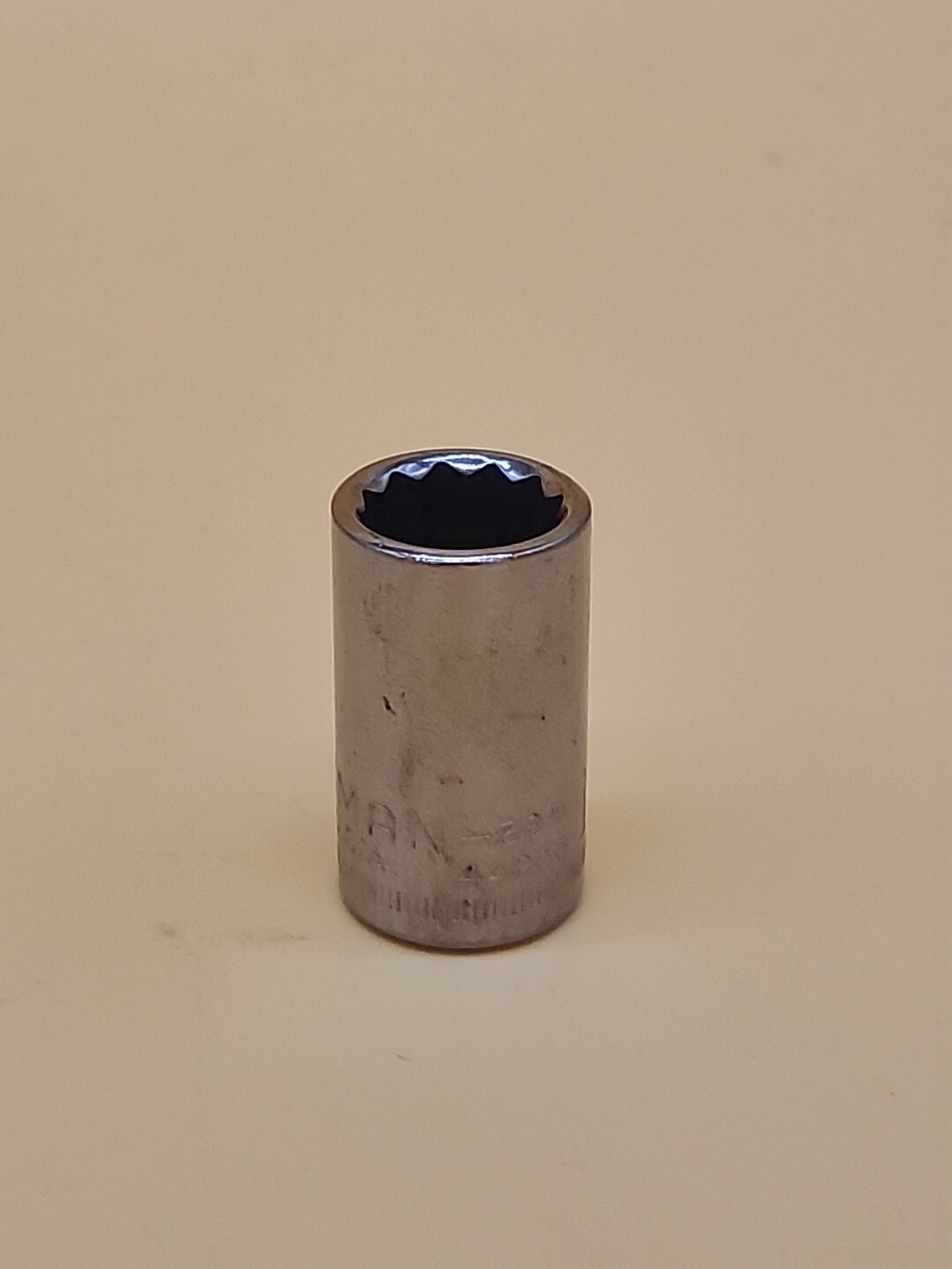 Craftsman Vintage Tools 1/2″ Drive 15MM 12 Pt Shallow Socket Metric G2 44236 USA