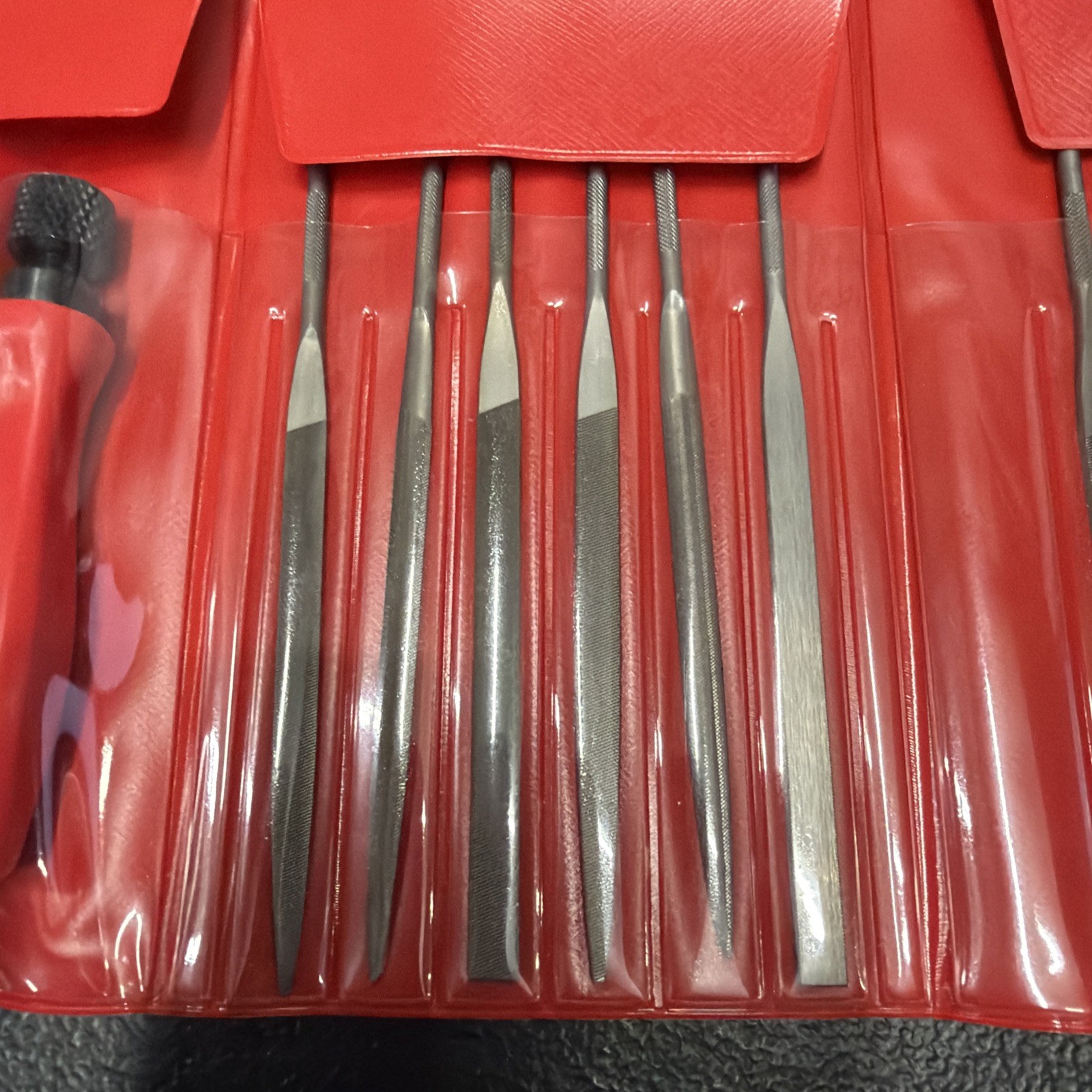 New Snap-on™ HBFN120B Miniature Swiss File Set with Interchangeable Blades