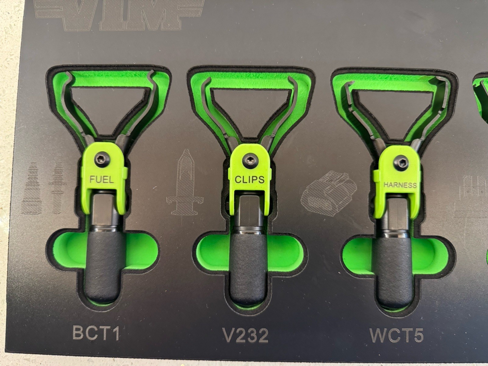 VIM TOOLS FPK100 5 Piece Flex Finger Plier Set NEW