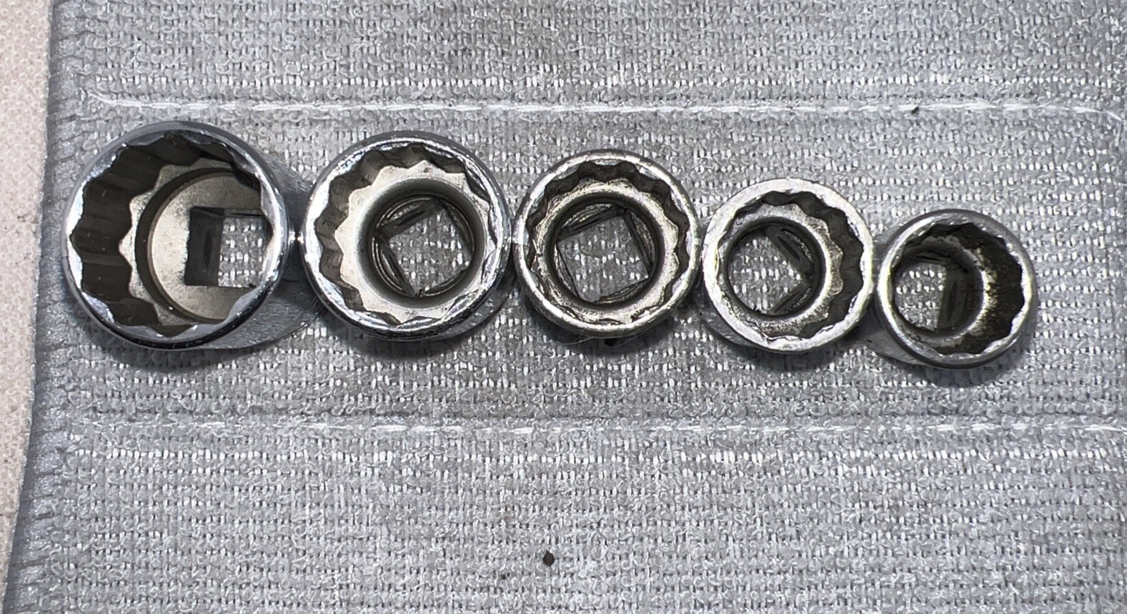 Snap On F241 F221 F201 F181 F161 3/8” Dr 3/4” 11/16” 5/8” 9/16” 1/2” 12 Pt SAE