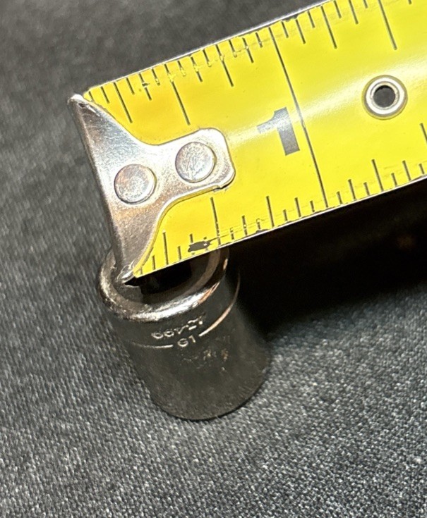 Craftsman USA 1/2″ Socket 6 Point 1/4″ Drive # 43499 USA Replacement Tool