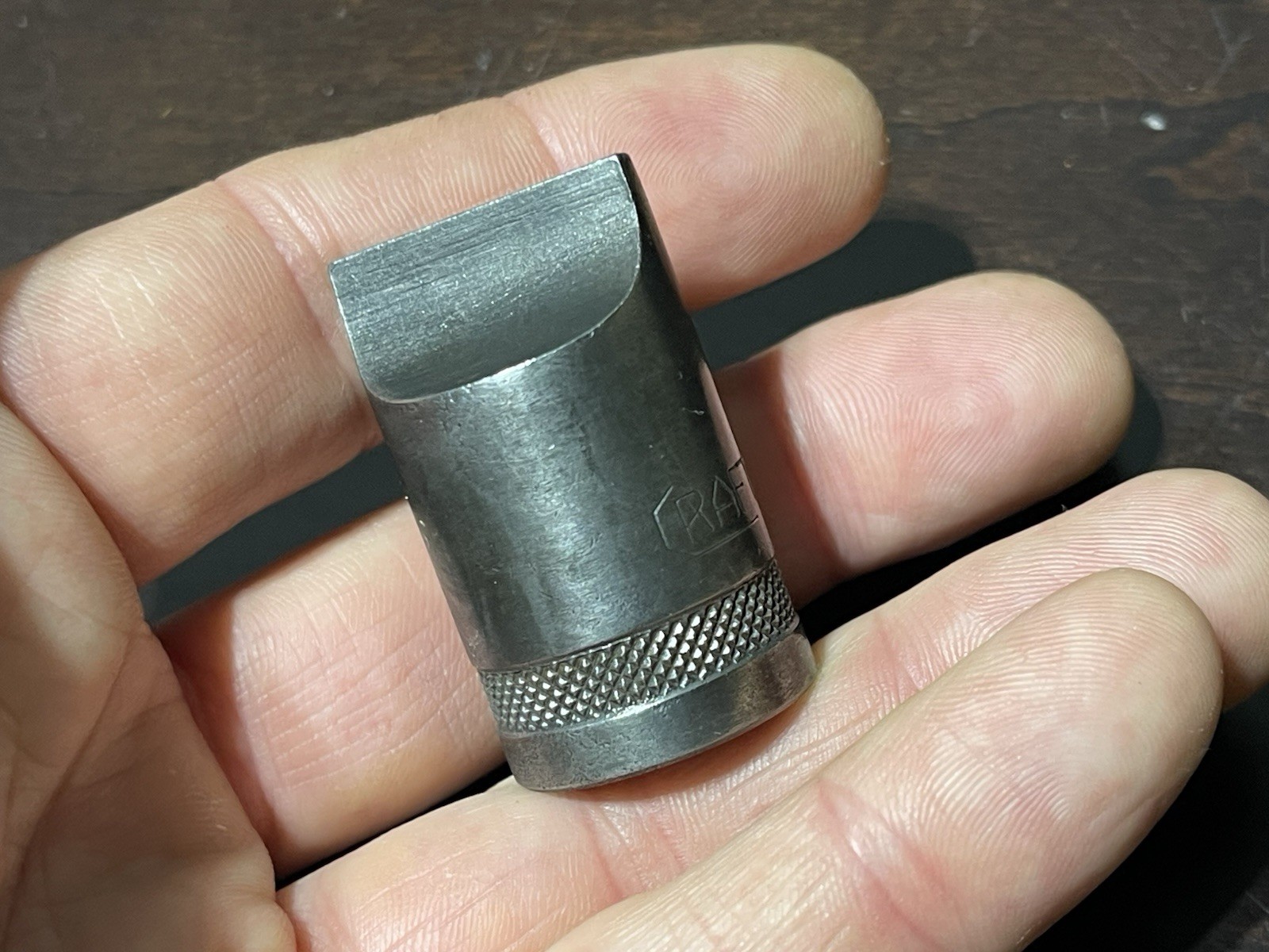 Craftsman Drag Link Socket 1/2″ Drive Circle H Series Knurled VTG