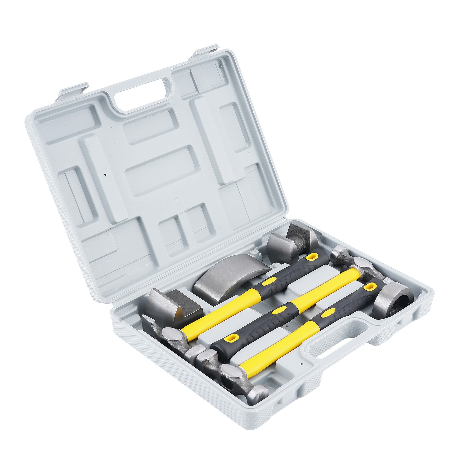 Auto Body Dent Repair Kit 7PC Hammer Dolly Set Panel Beating Tool Fiberglass
