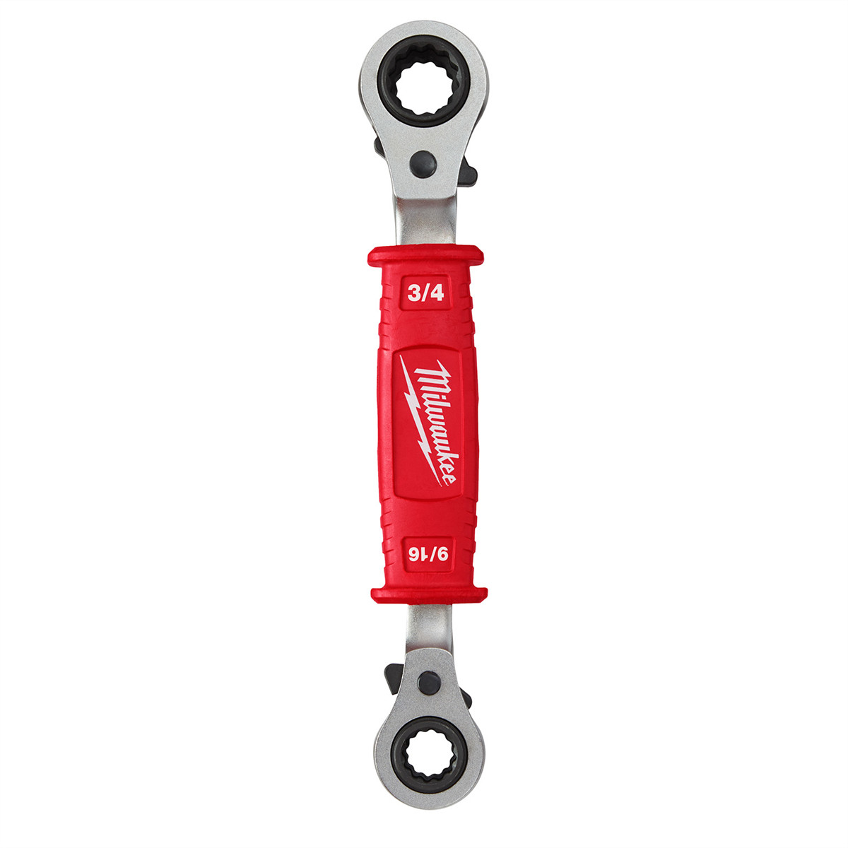 Milwaukee Tool Lineman�s 4in1 Insulated Ratcheting Box Wrench 48-22-9212