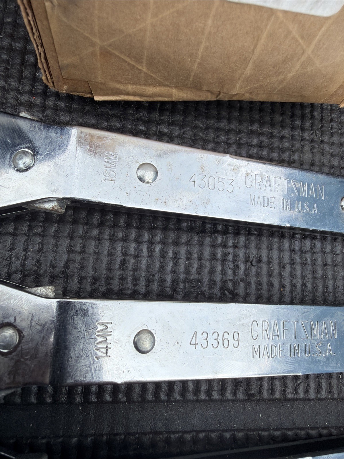 Sears Craftsman USA Nos Rare Catalog Double Offset Box RATCHET Wrench Set 43069