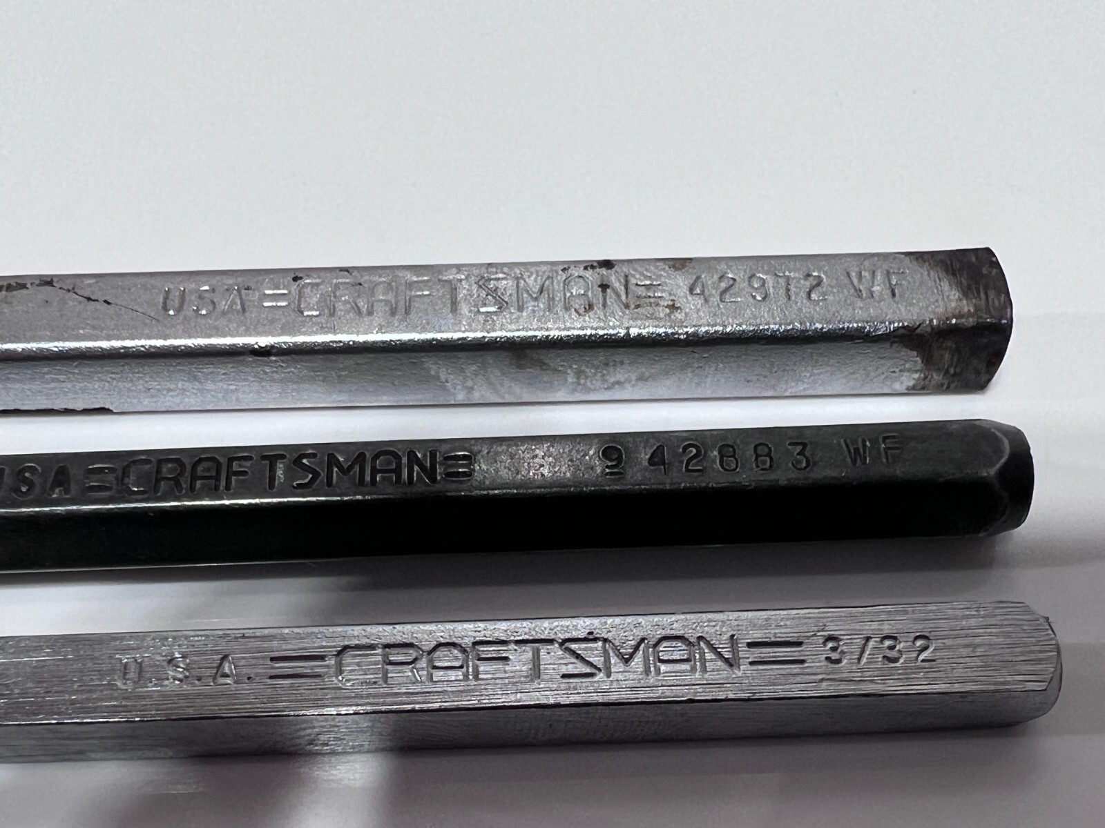 Craftsman Tools USA 3pc Punch Chisel Lot – 42882 Pin, 42972 Chisel, 42883 Punch