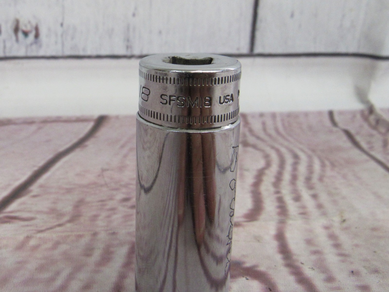 Snap-on 3/8″ Drive 6pt Metric 7pc Deep Sockets 8-10mm, 15,16,18, &19mm SFSM USA
