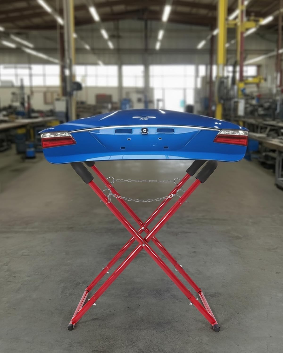 Adjustable Auto Body Fender & Panel Work Stand 700lb Foldable Steel Support