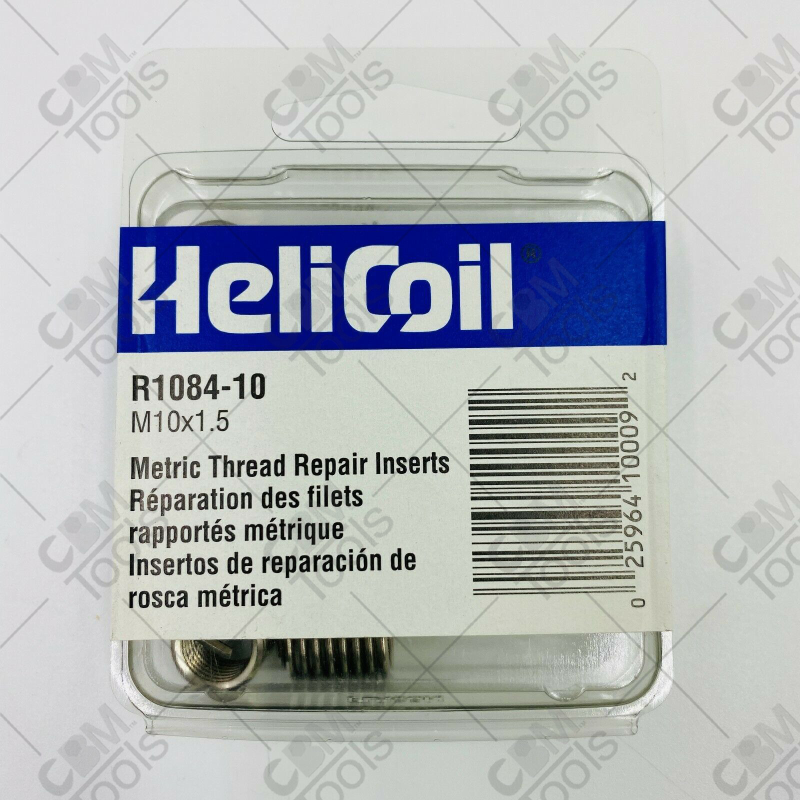 HeliCoil R1084-10 M10 x 1.5 RH 304 SS Helical Inserts – Thread Repair (12 Pack)