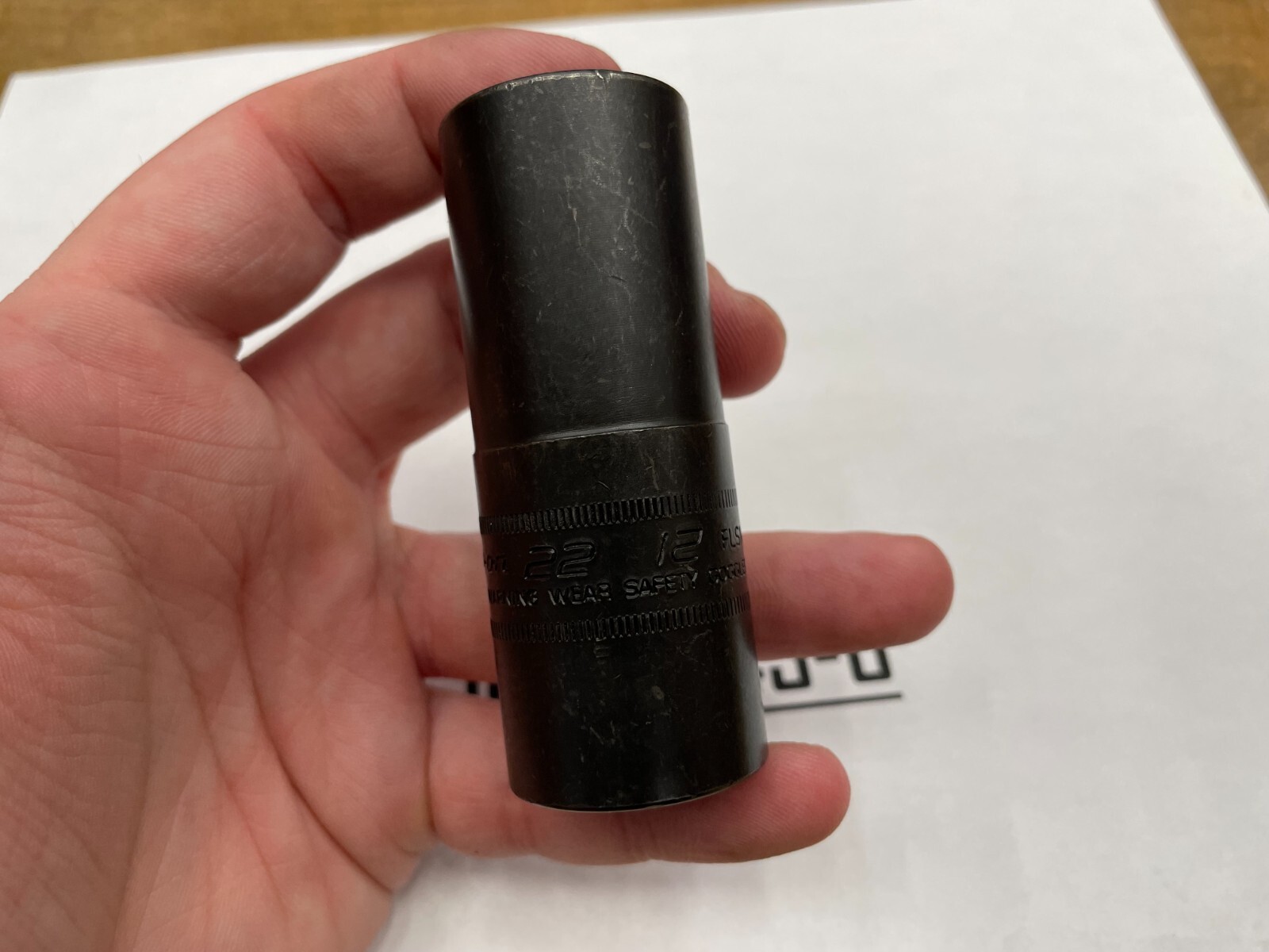 Snap-on Tools NEW 3/8″ Drive 21mm 22mm Metric Impact Flip Socket FLSM2122