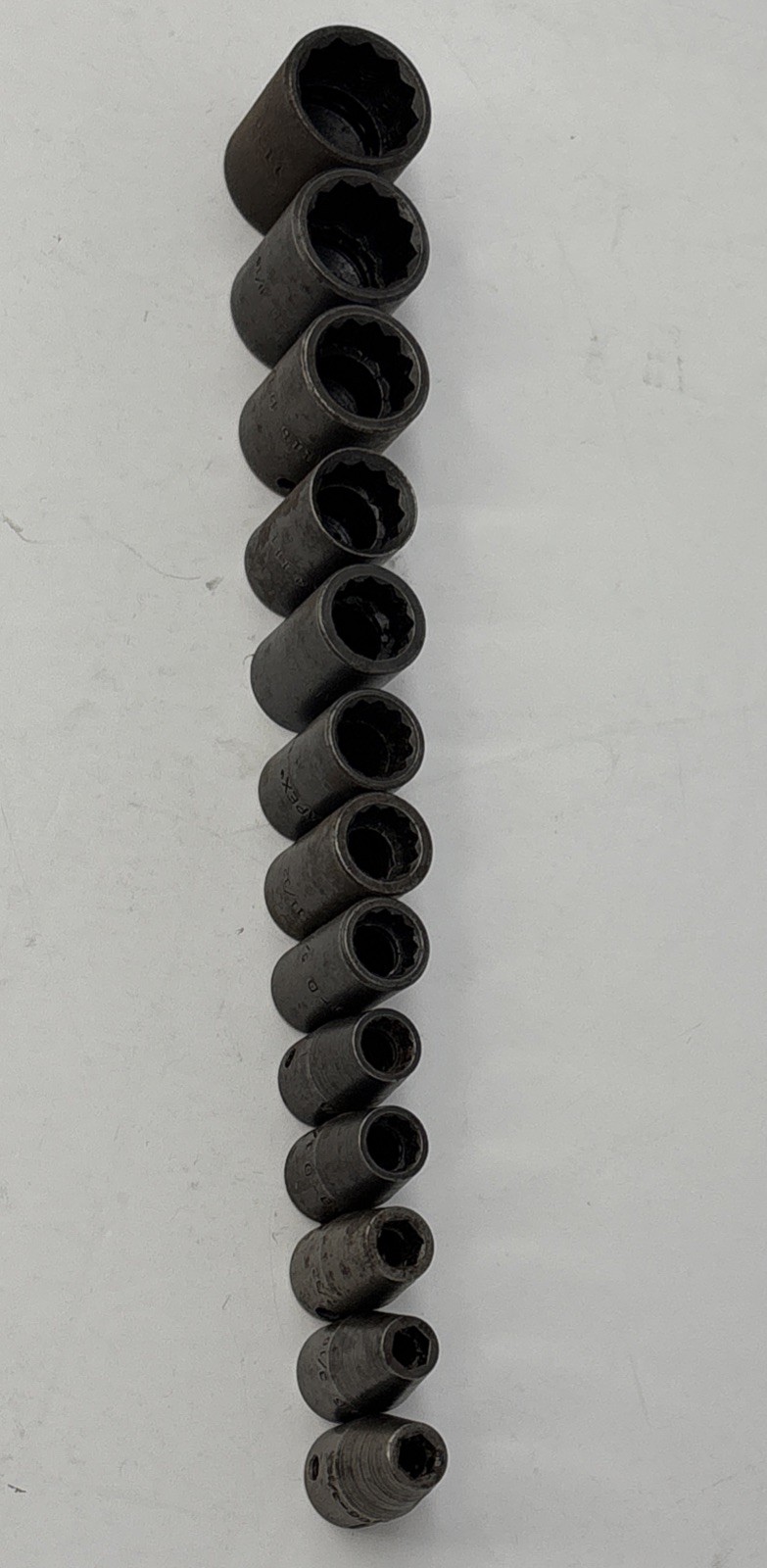 Apex USA 1/4″ drive SAE Impact Socket Set See Desc