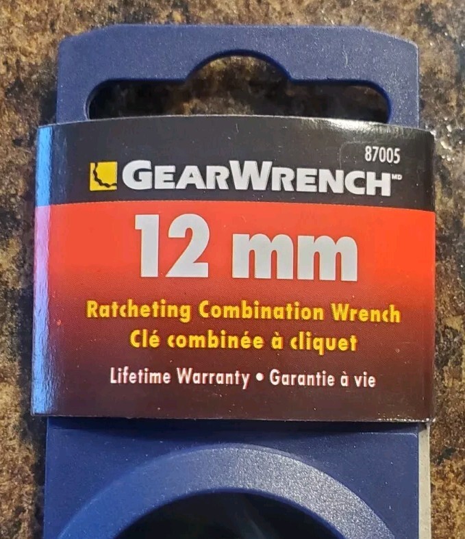 GearWrench , 12mm Ratcheting Combination Wrench, 12 Point