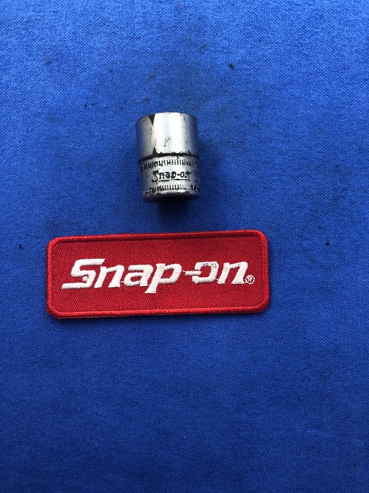 Snap-On Tools USA 3/8″ Drive 16mm Metric 6 Pt Shallow Chrome Socket FSM161 (G4)