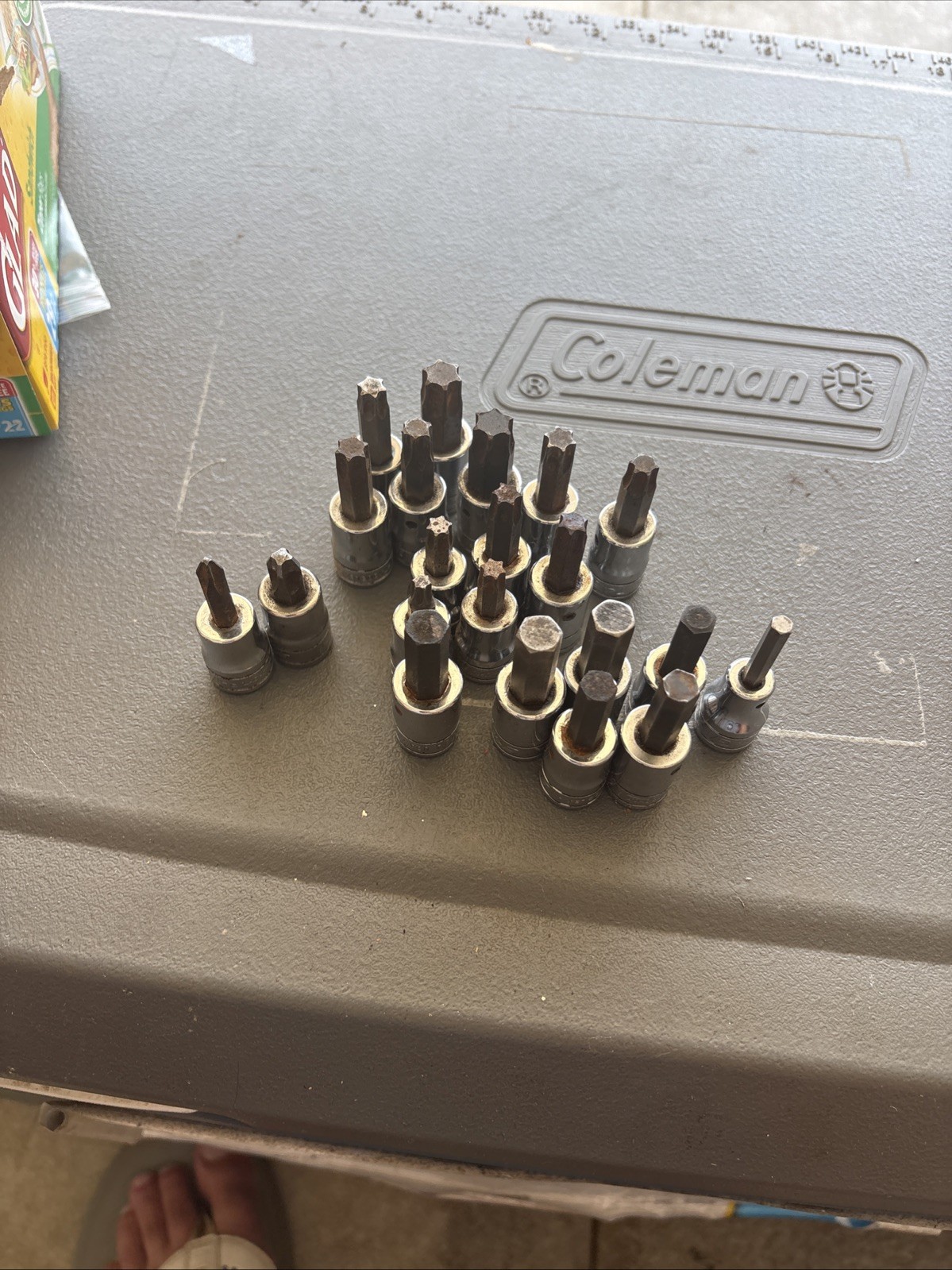 Huge Lot Snap-On 3/8” Drive Specialty Sockets Torx Allen’s Screwdriver Bits