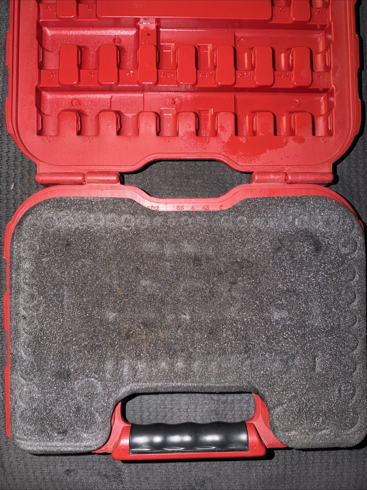 Sears Craftsman CASE ONLY FOR Huge 80pc Max Axess Socket Set 32820 W Inner Felt