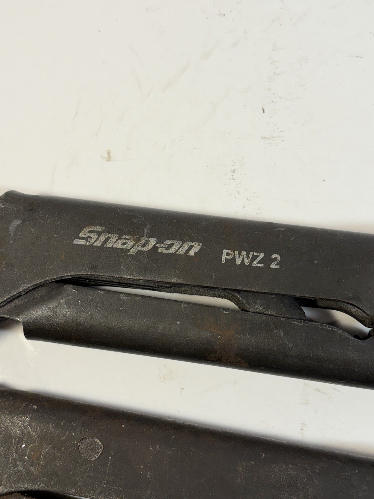 Snap On Tools PWZ2 17″ Red Black Soft Grip Handle Pliers Wrench Lot Of 2