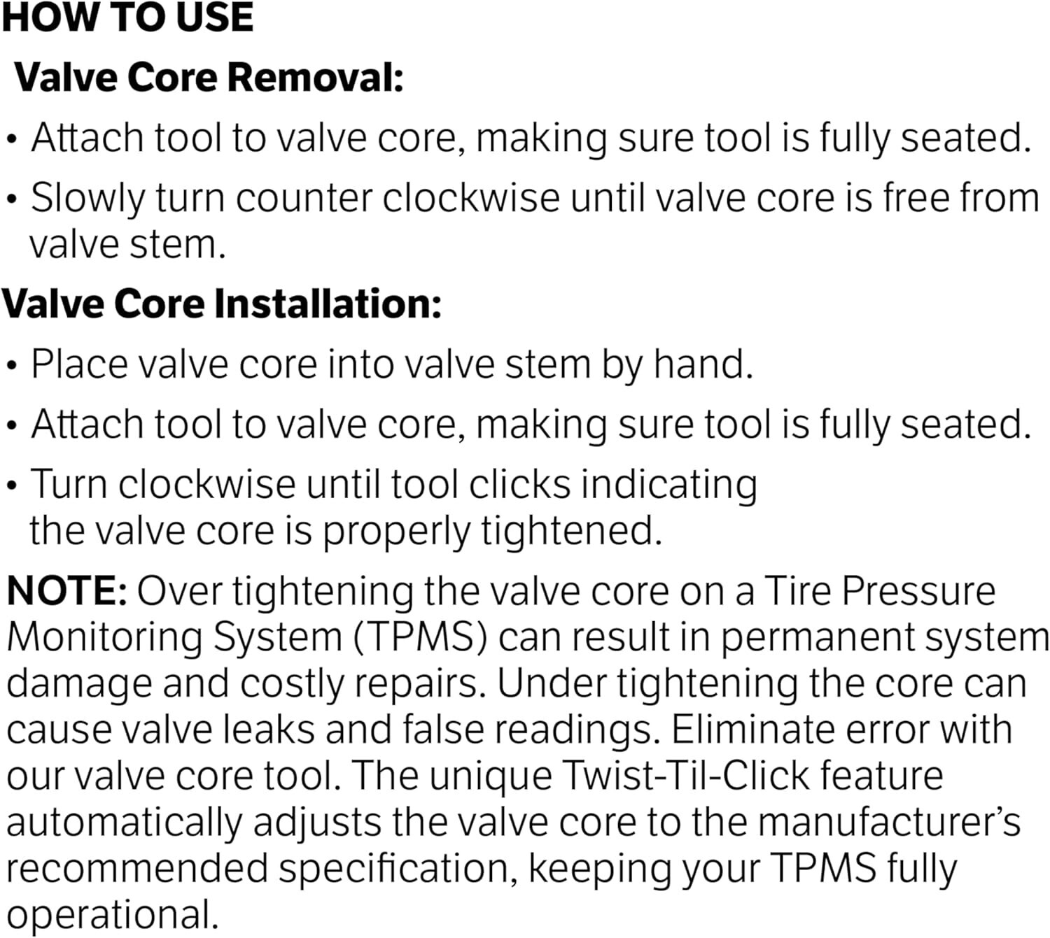Pro-Series Valve Core Removal Tool with Ergonomic Grip & Storage Compartment