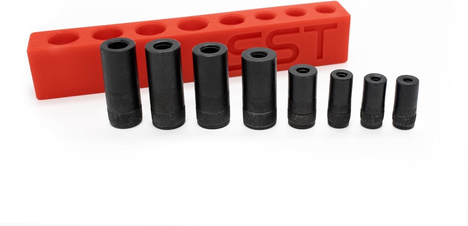 SST – Tap Socket Wrench, 8 PCS Adapter Set – Snug, Secure &Durable, Easy Storage