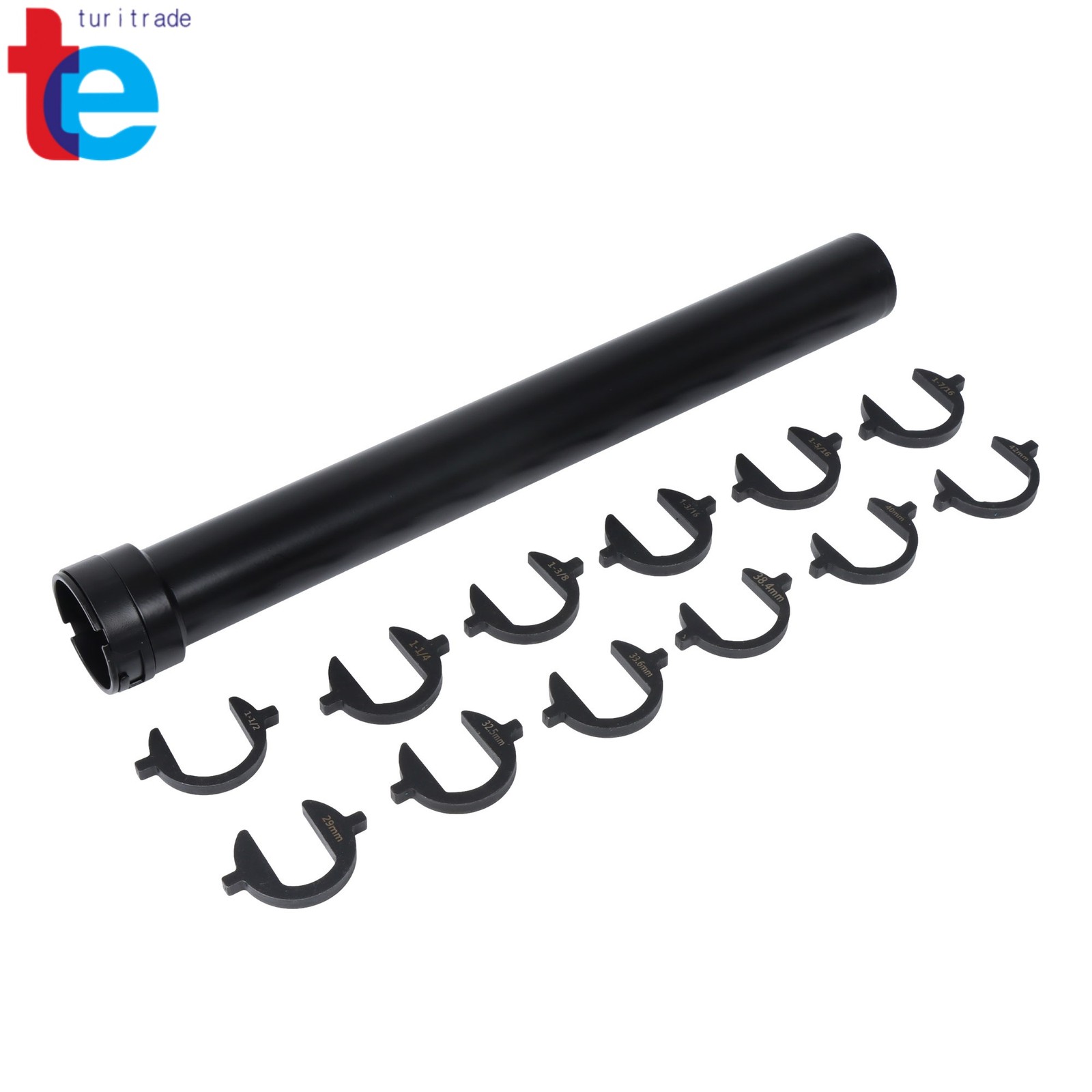 13pc Inner Tie Rod Removal Installation Tool Set with 12 SAE & Metric Adaptors
