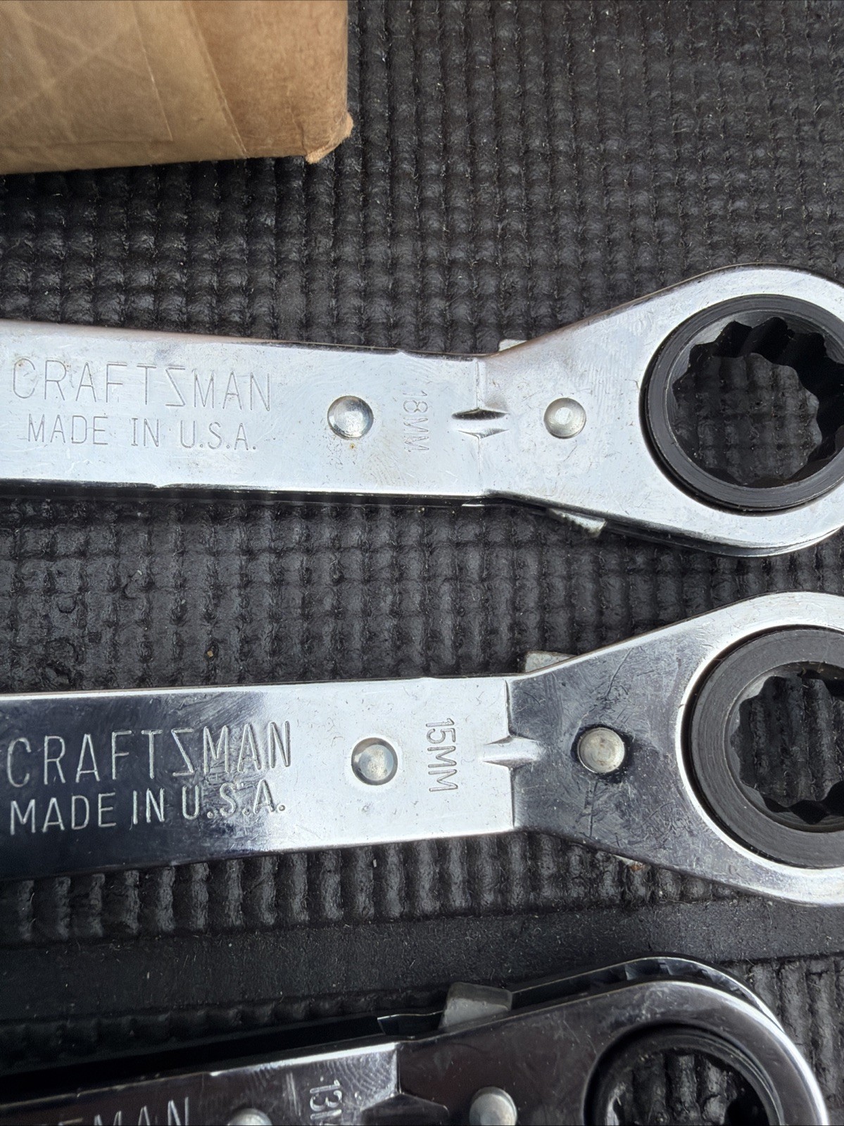 Sears Craftsman USA Nos Rare Catalog Double Offset Box RATCHET Wrench Set 43069