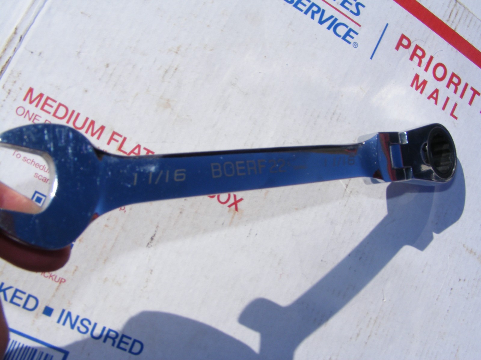 blue-point ratcheting flex head wrench boerf 22