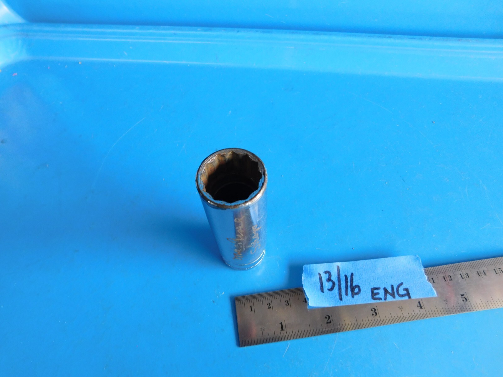 USED,SNAP ON TOOLS » 13/16 IN. » 1/2 IN. DR. DEEP 12 POINT SOCKET, PART#S261