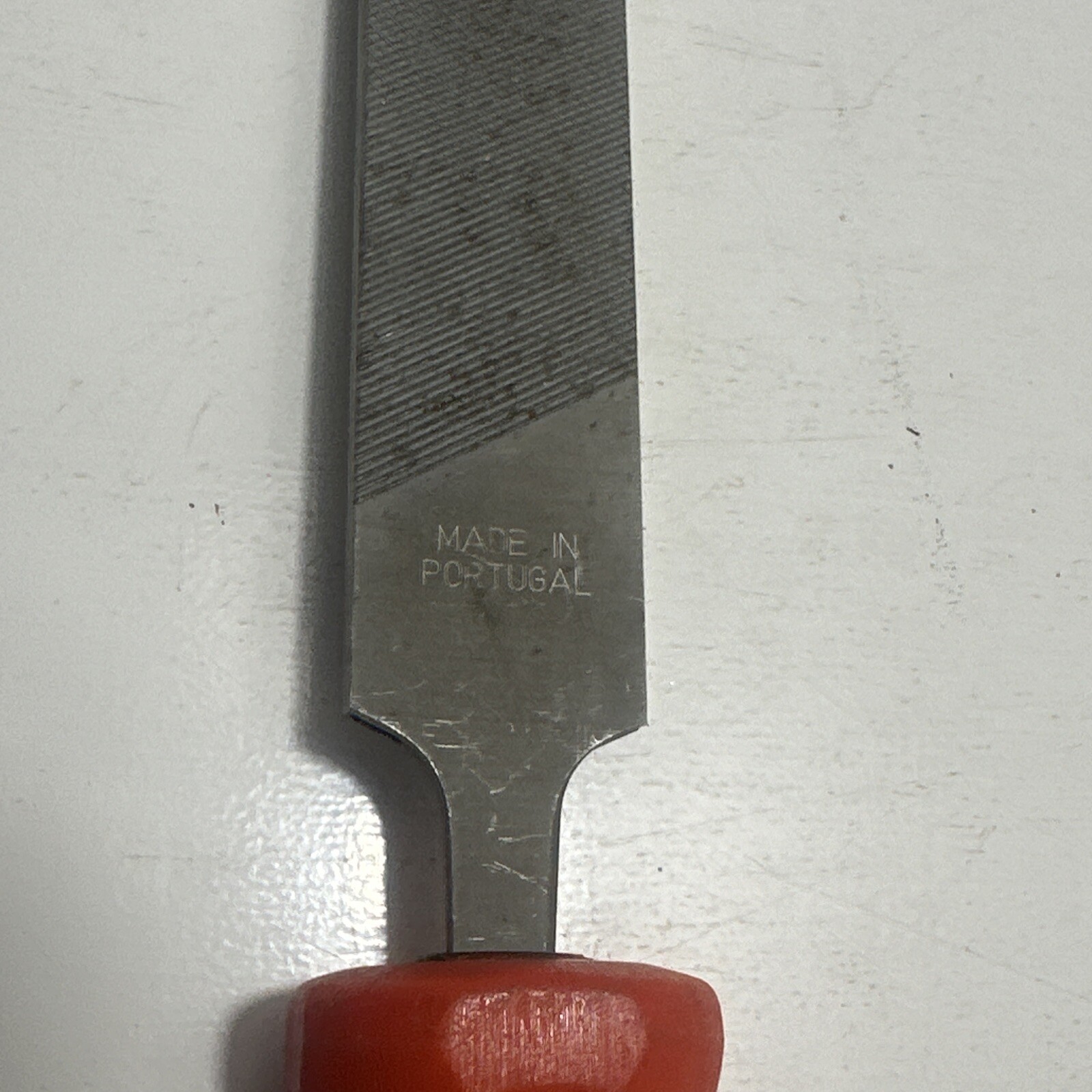 Snap On HF-616 Red Screw in Hard Handle Hand File Smooth USA EUC