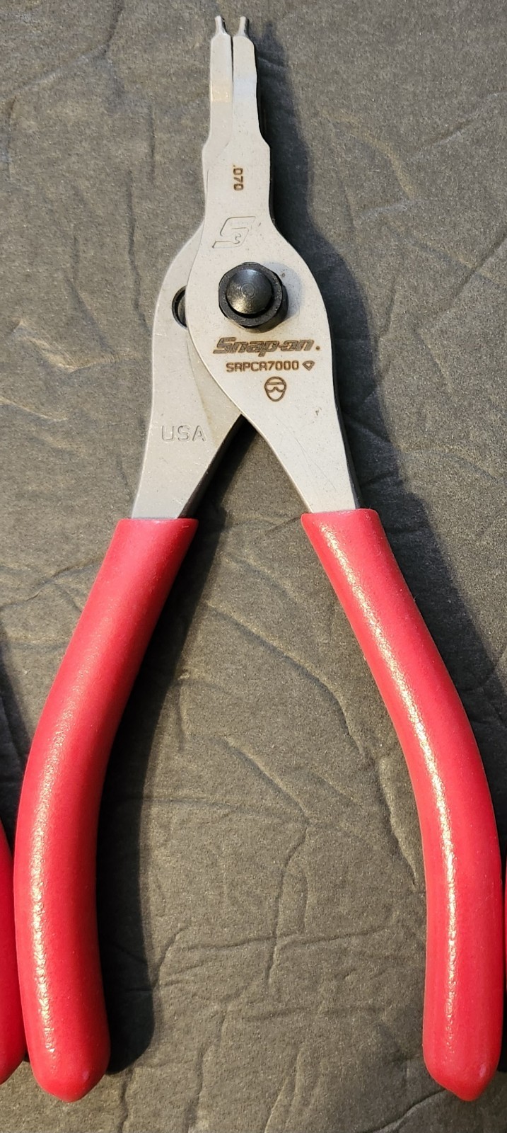 Random Snap On Tool Lot Screw Ratchet Driver Pliers Hammer Awl Snap Ring Retaini