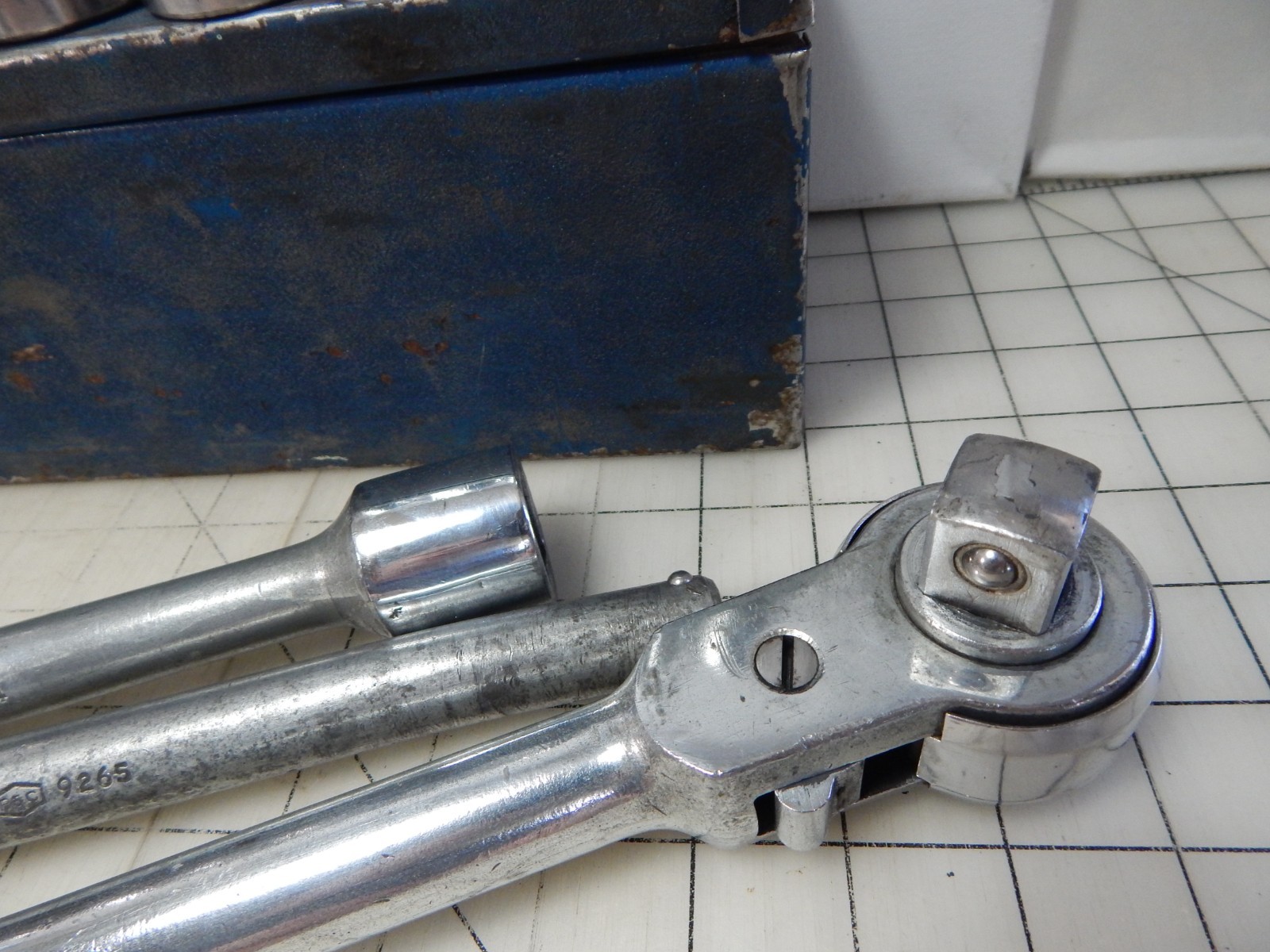P&C PROTO PLUMB Socket Set 3/4″ Dr. 12pt. Ratchet Metal Box breaker 16pc.