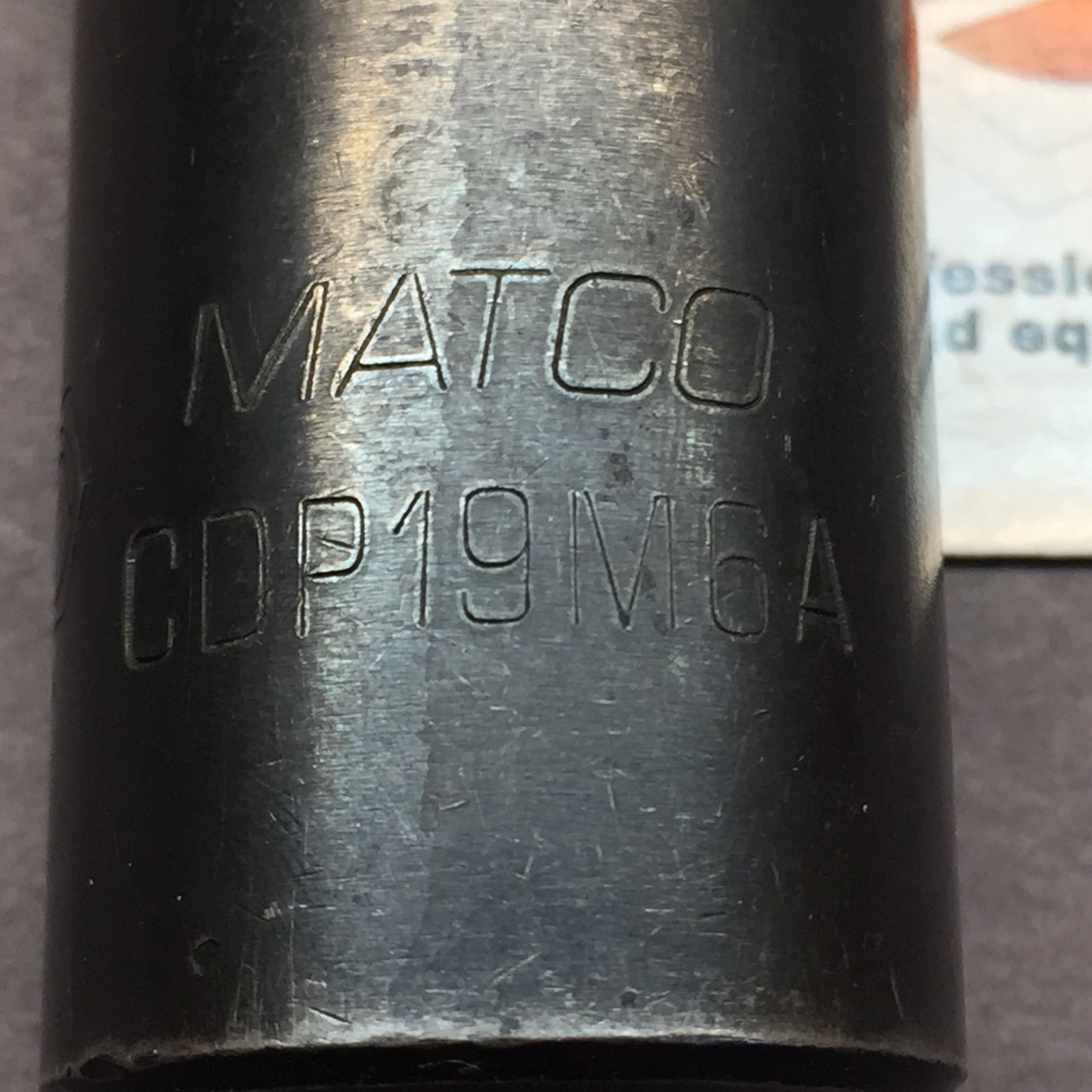 Matco Tools 19mm Deep Impact Socket 1/2″ Drive 6 Point CDP19M6A