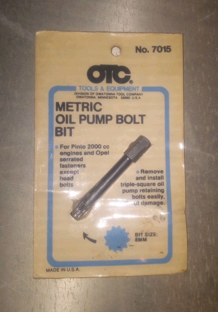 OTC 7015, 6mm TRIPLE SQUARE REMOVAL TOOL, SIMILAR TO FTSM6, FTSM6A, FTSM6B, etc.