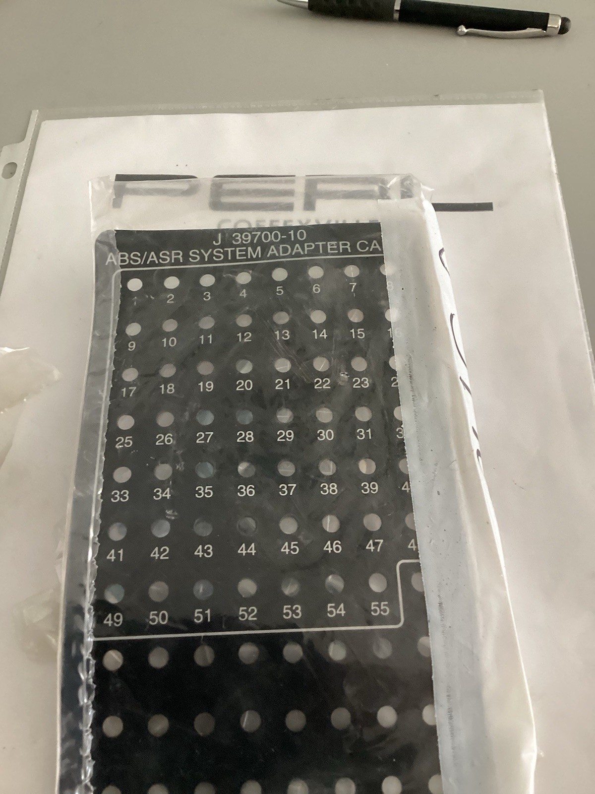 J-39700-10A 55ABS Breakout Box AND OVERLAY