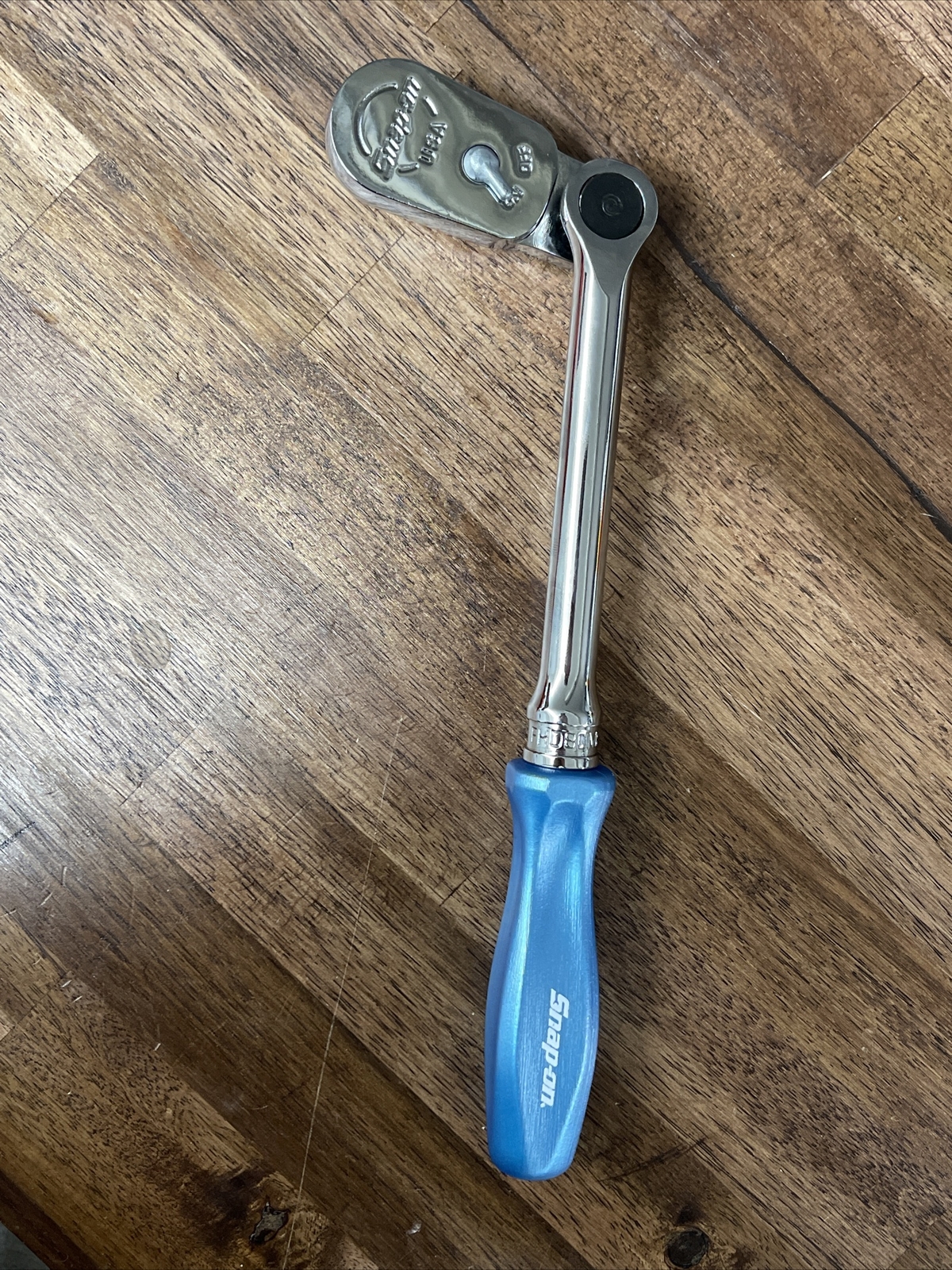 *NEW* Snap On Tools FHD80MP 3/8″ Indexing Head PEARL Blue Hard Handle Ratchet