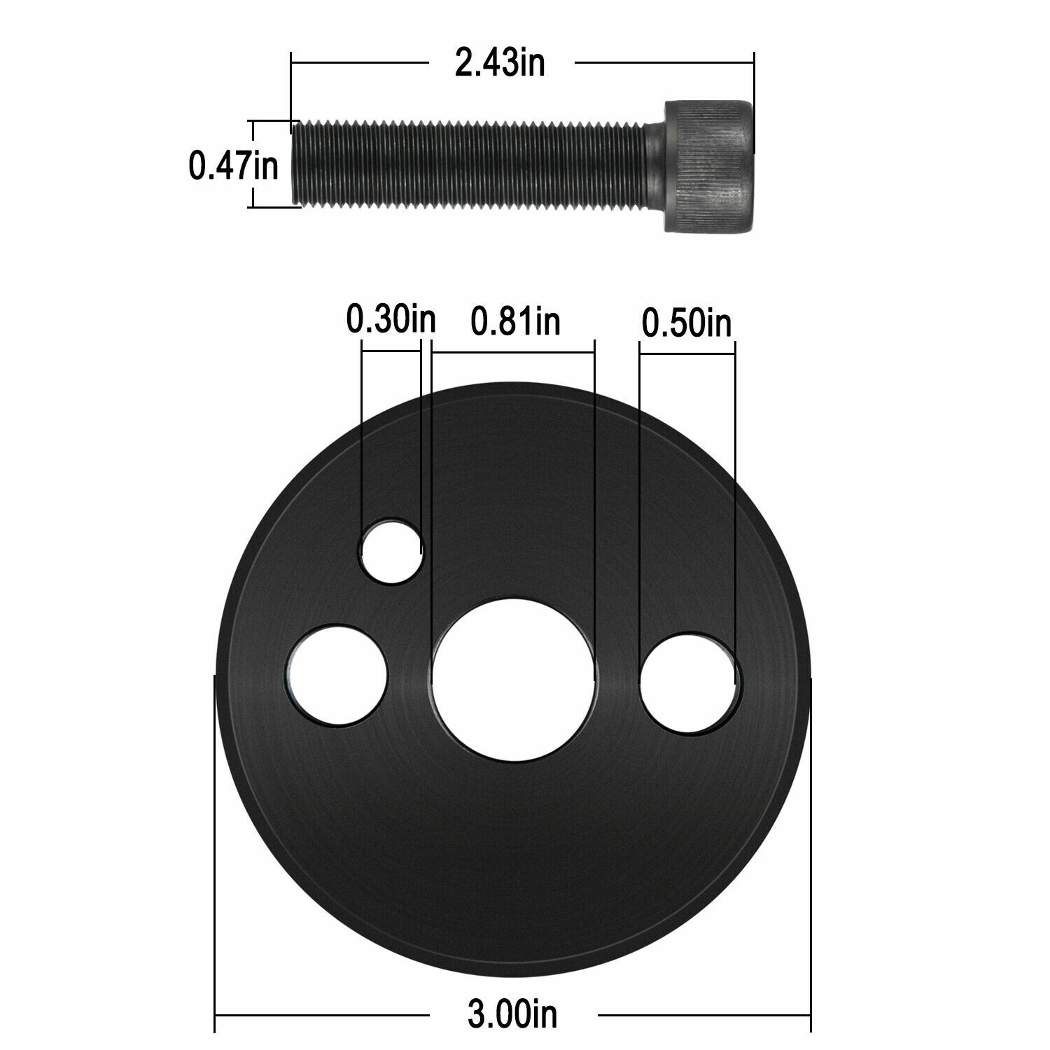 5046 Crankshaft Wear Sleeve Install Tool for Dodge Cummins 3.9L 5.9L 6.7L Paccar