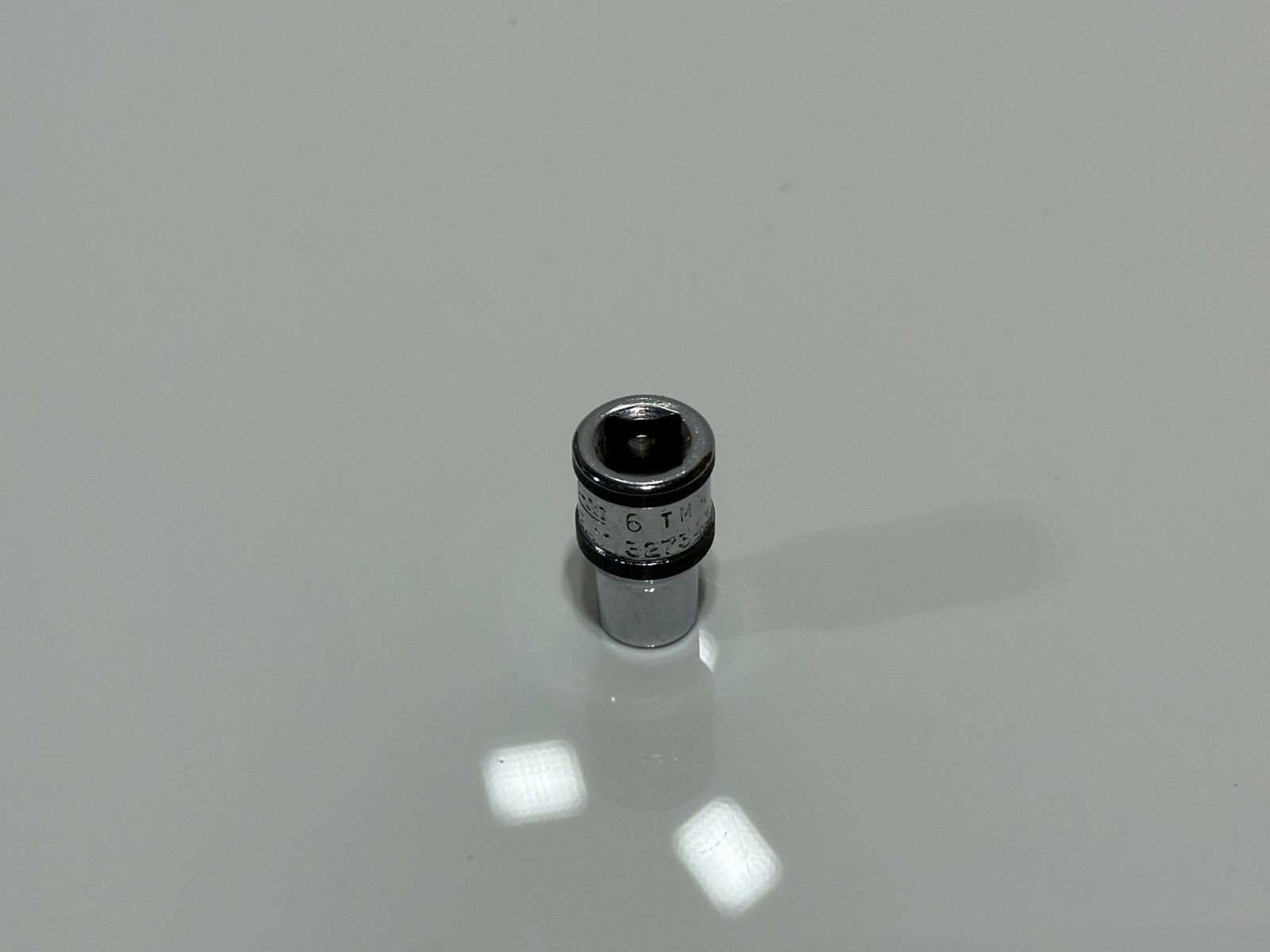 Snap-on Tools USA TMM6 6mm Metric 1/4″ Drive Shallow Socket – 6PT. – Black Ring