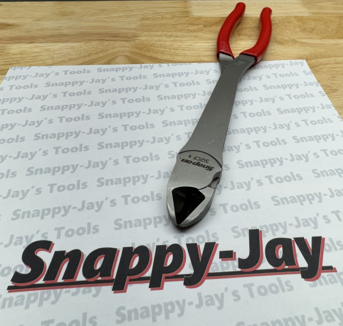 *NEW* Snap-on 11″ Long Heavy Duty Diagonal Cutters 312CF – Red Grips
