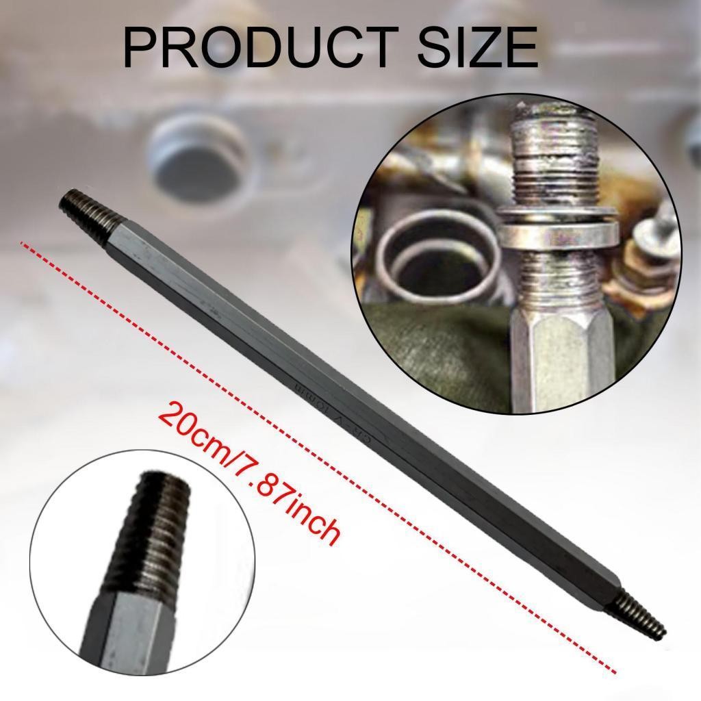 Broken Spark Plug Removal Tool Hexagonal Grip Compact Repair Easy Out Screw