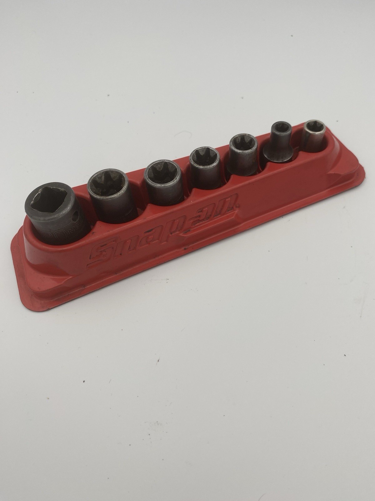 Snap-On 7 Piece Patky195 3/8 Drive 12 Point Shallow Socket Tool Set