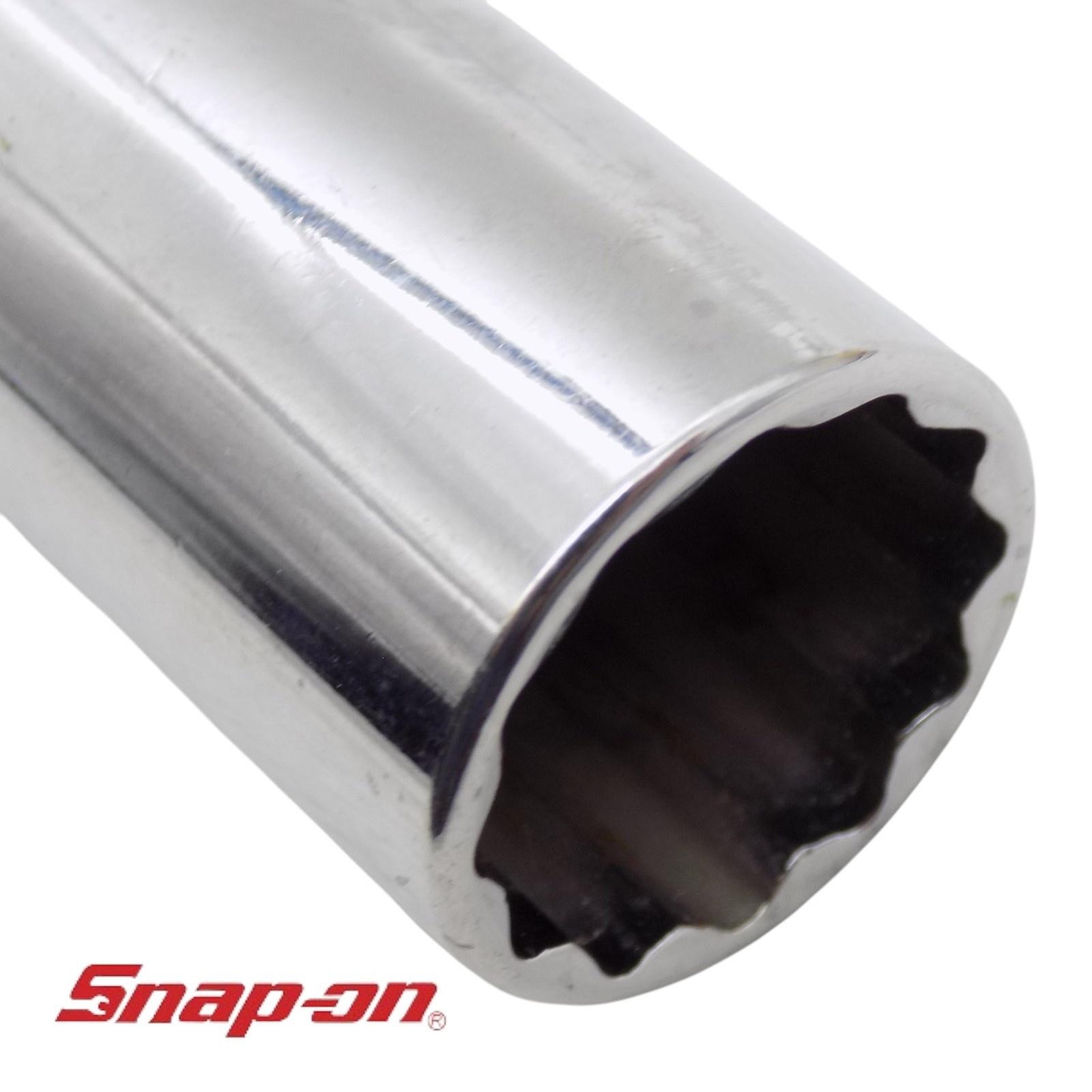 Snap-on SF241 3/4in SAE 12-Point Deep Socket 3/8in Drive Chrome USA Pro Tool