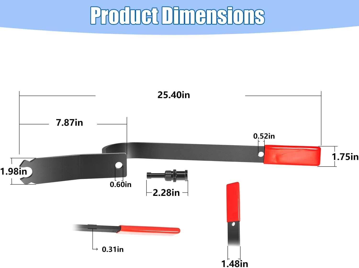 Door Adjuster, 65800 Door Alignment Tool for Most Cars Both Bolted Welded Hinges