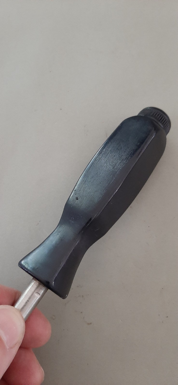 Snap-on SSDM1A Magnetic Hex Bit Holder Spinner Black Hard Handle Stubby READ!!