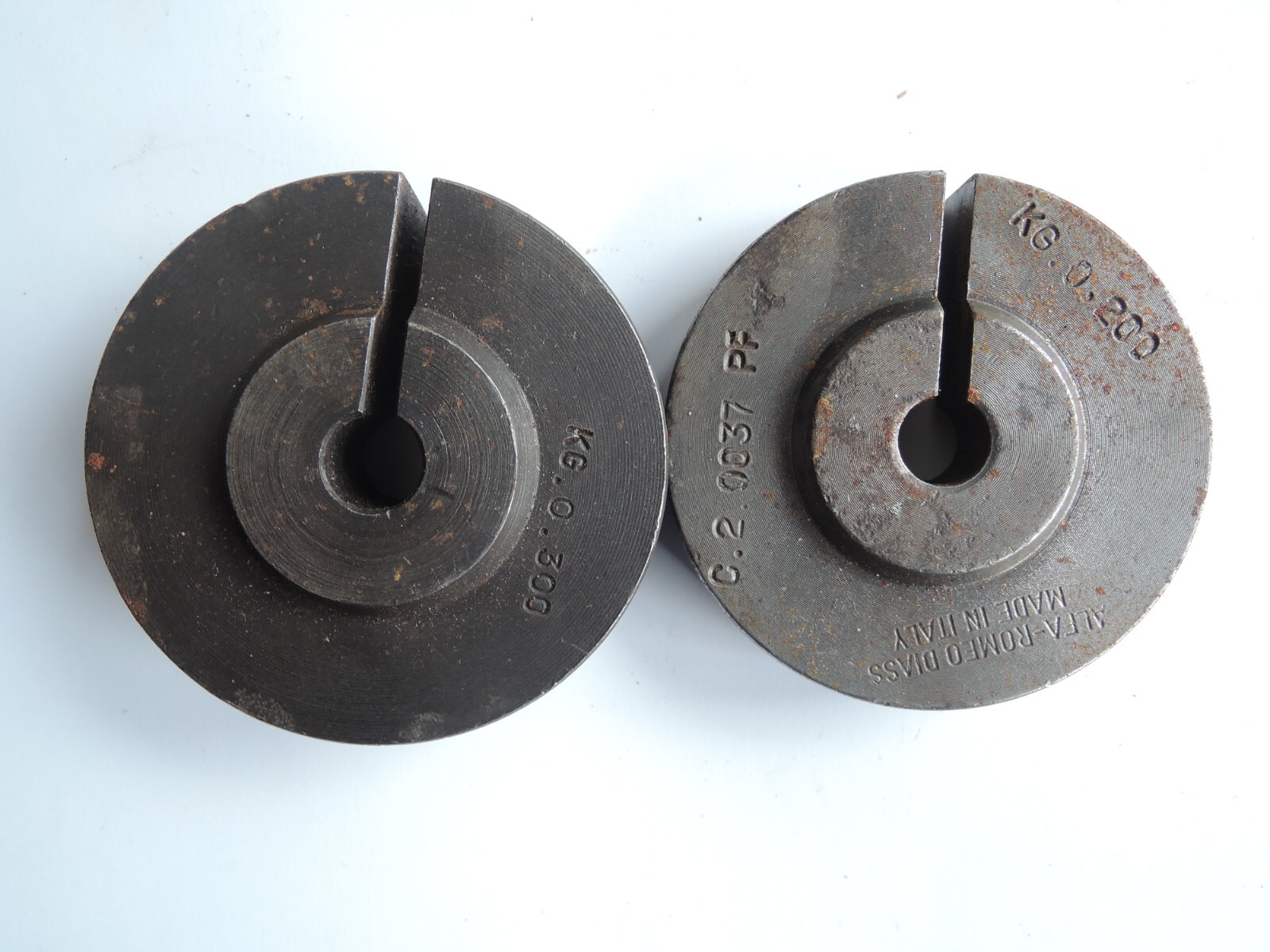 Alfa Romeo C.2.0037 Factory TOOL Pair Counter Weights 200 gram & 300 gram