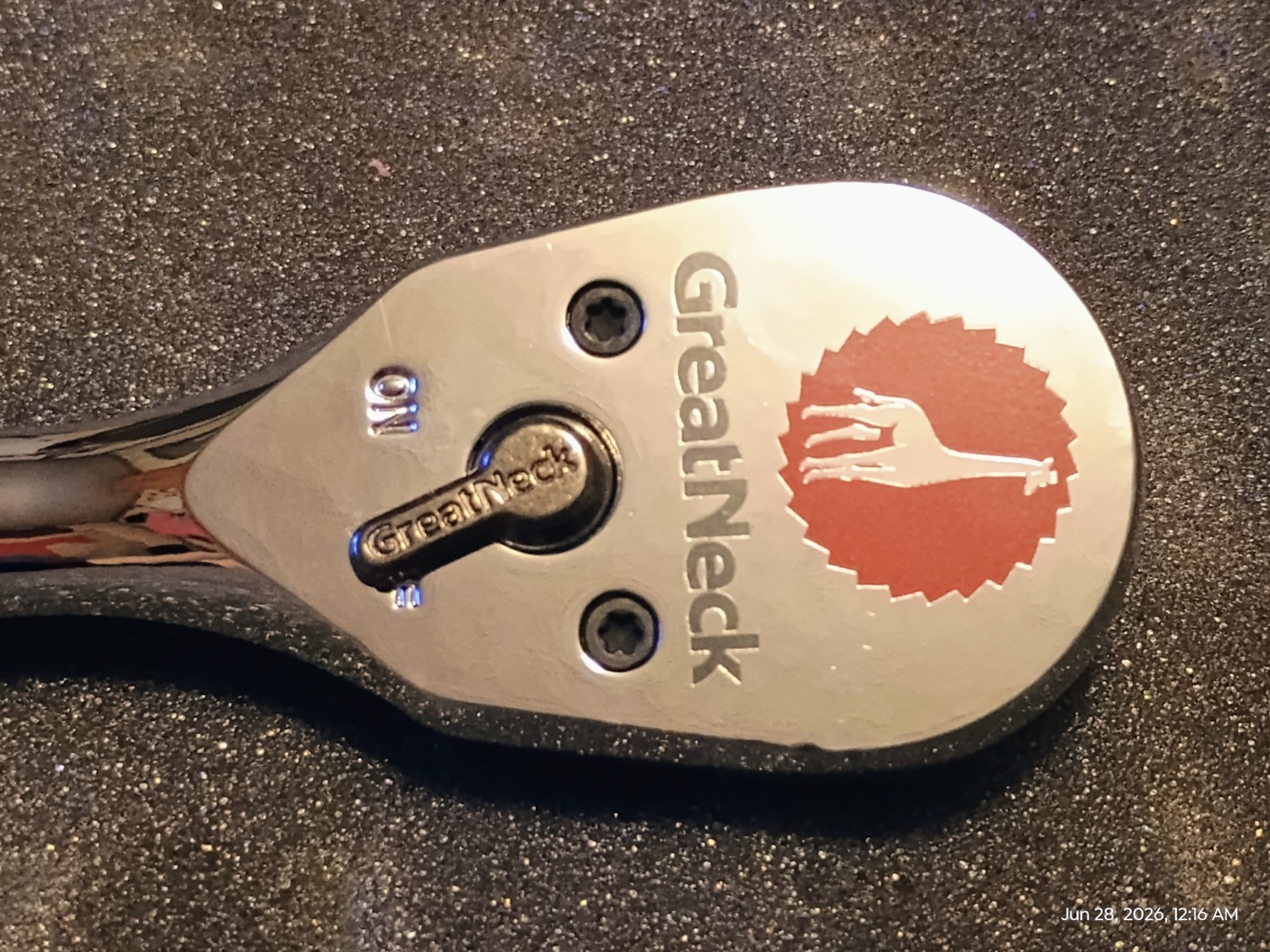 Rare GREAT NECK 1/2″ Drive Ratchet Model 38000 9.75″ Inches In Length