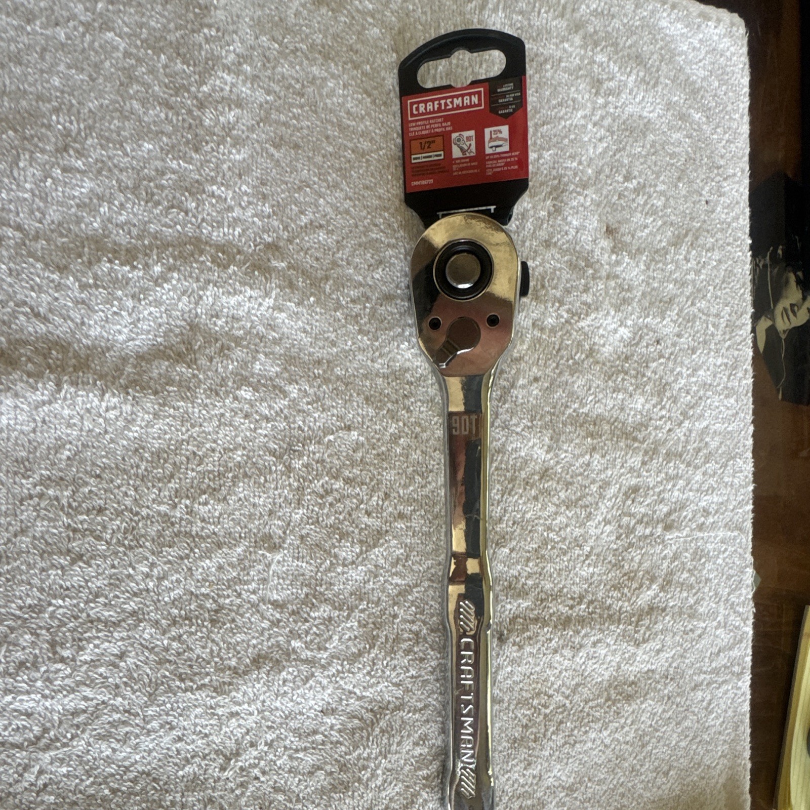 Craftsman 1/2 “ Ratchet Crome low profile 90 tooth