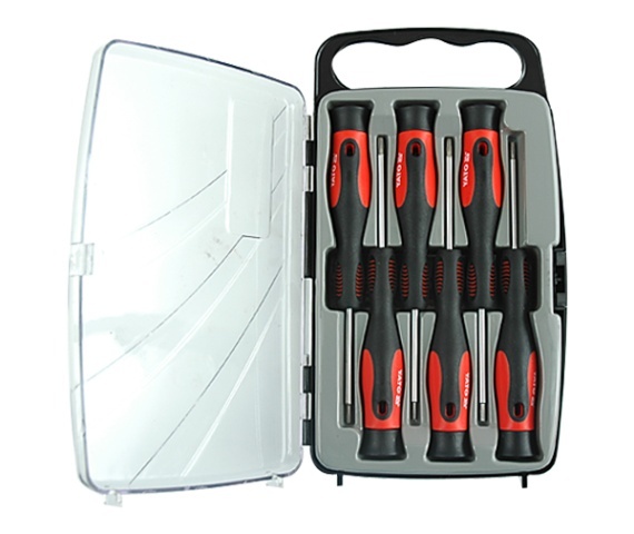 YATO YT-25862 Precision screwdriver set 6 pcs TORX YT-2791 T5 T6 T7 T8 T9 T10