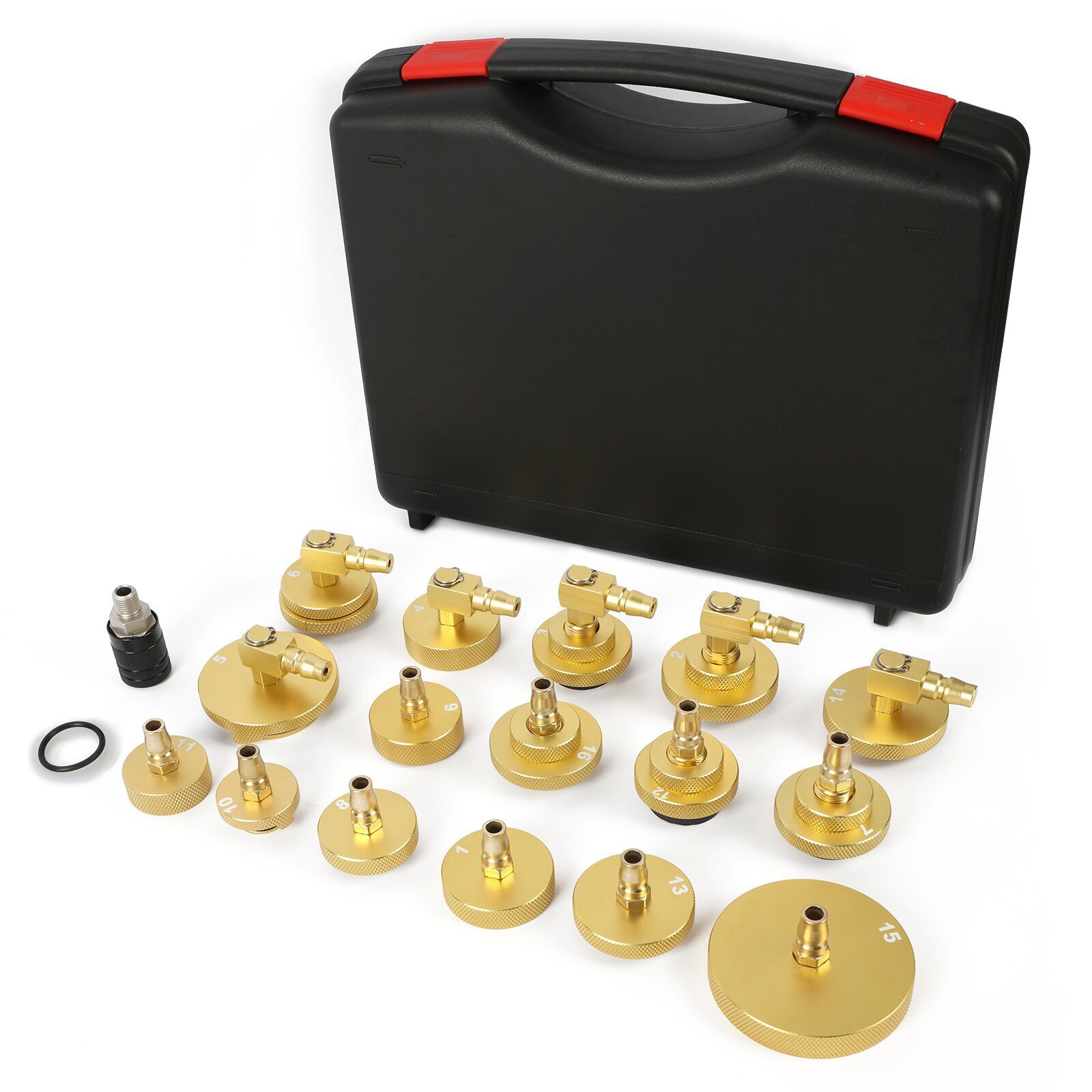 Brake Bleeder Kit Master Cylinder Adapters Set Brake Oil Fluid Bleeding Tools