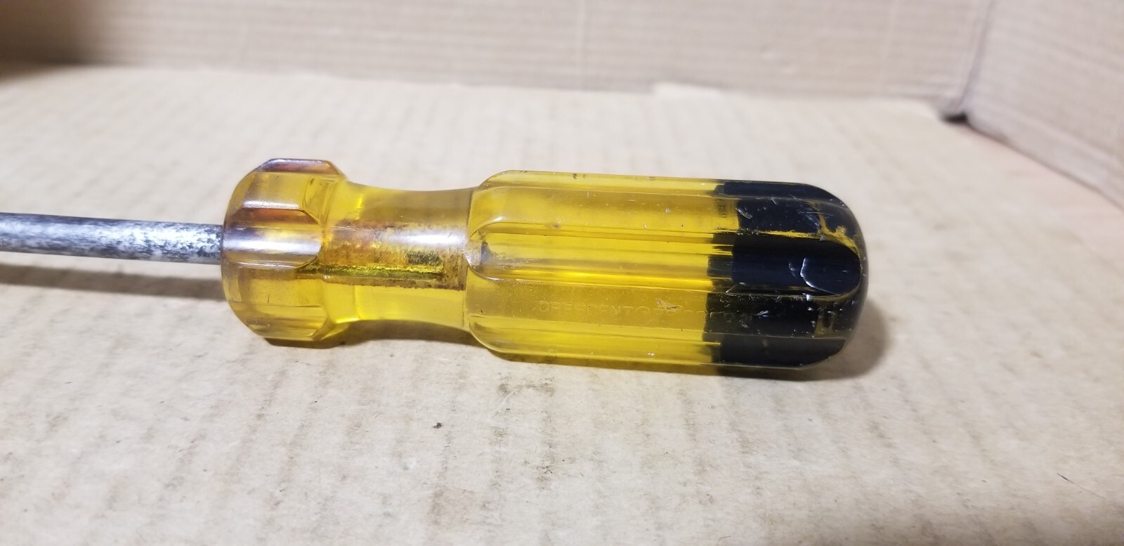 Vintage Crescent Bridgeport USA 143-4 Flat/Slotted Screwdriver , VGC