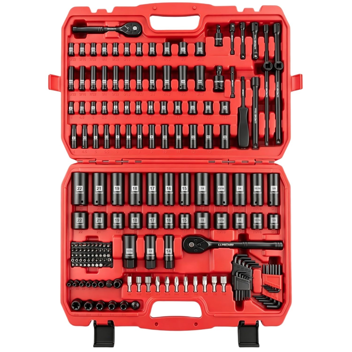 Master Mechanic Tool Set – 186-Piece Impact Socket Set