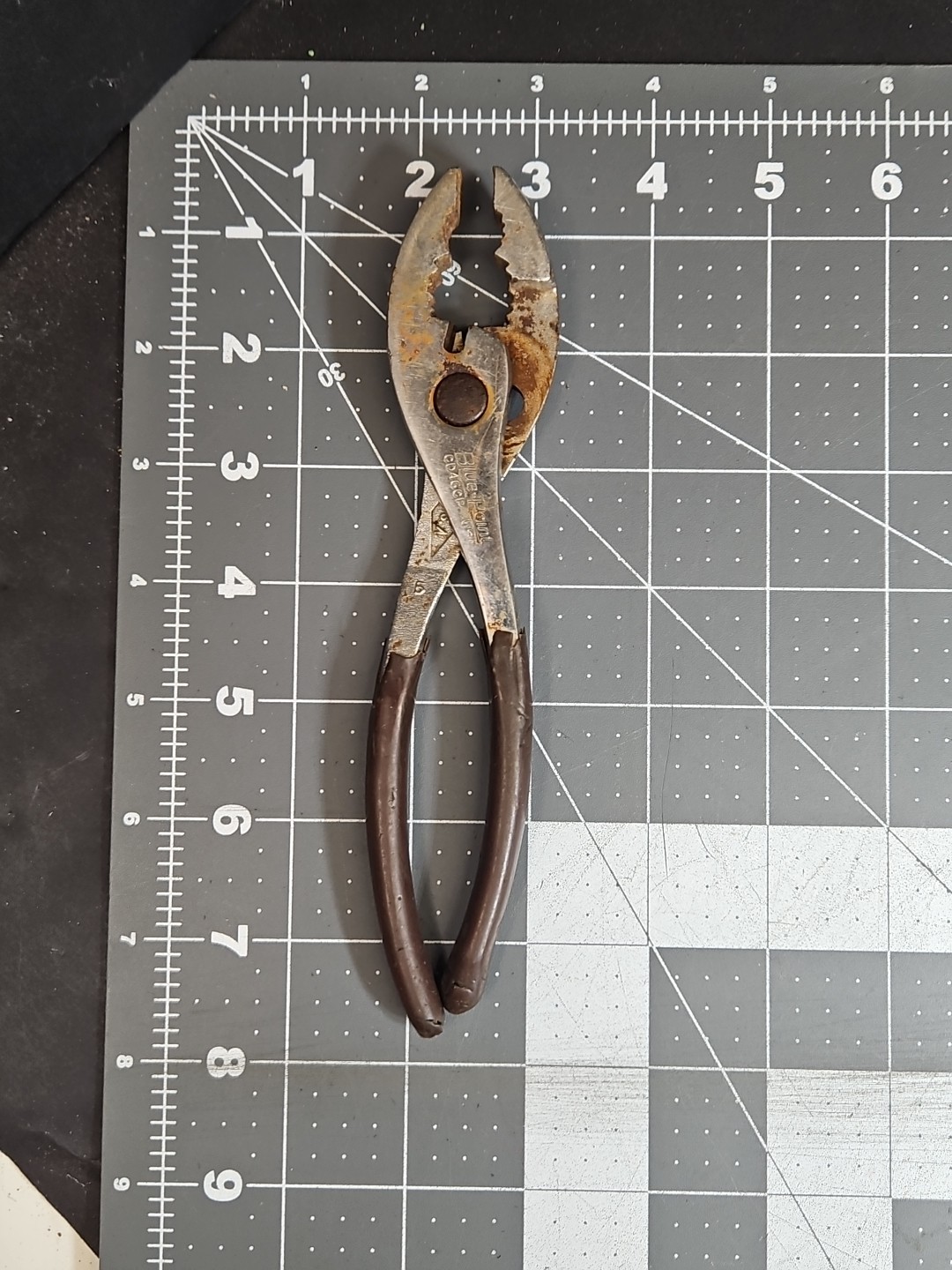 Blue-Point Tools Slip Joint Adjustable Pliers Worn Handle Patinad USA CD46CP